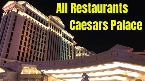 caesars casino las vegas restaurants